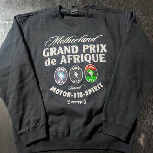 17# Lupe Fiasco Grand Prix Black Crewneck